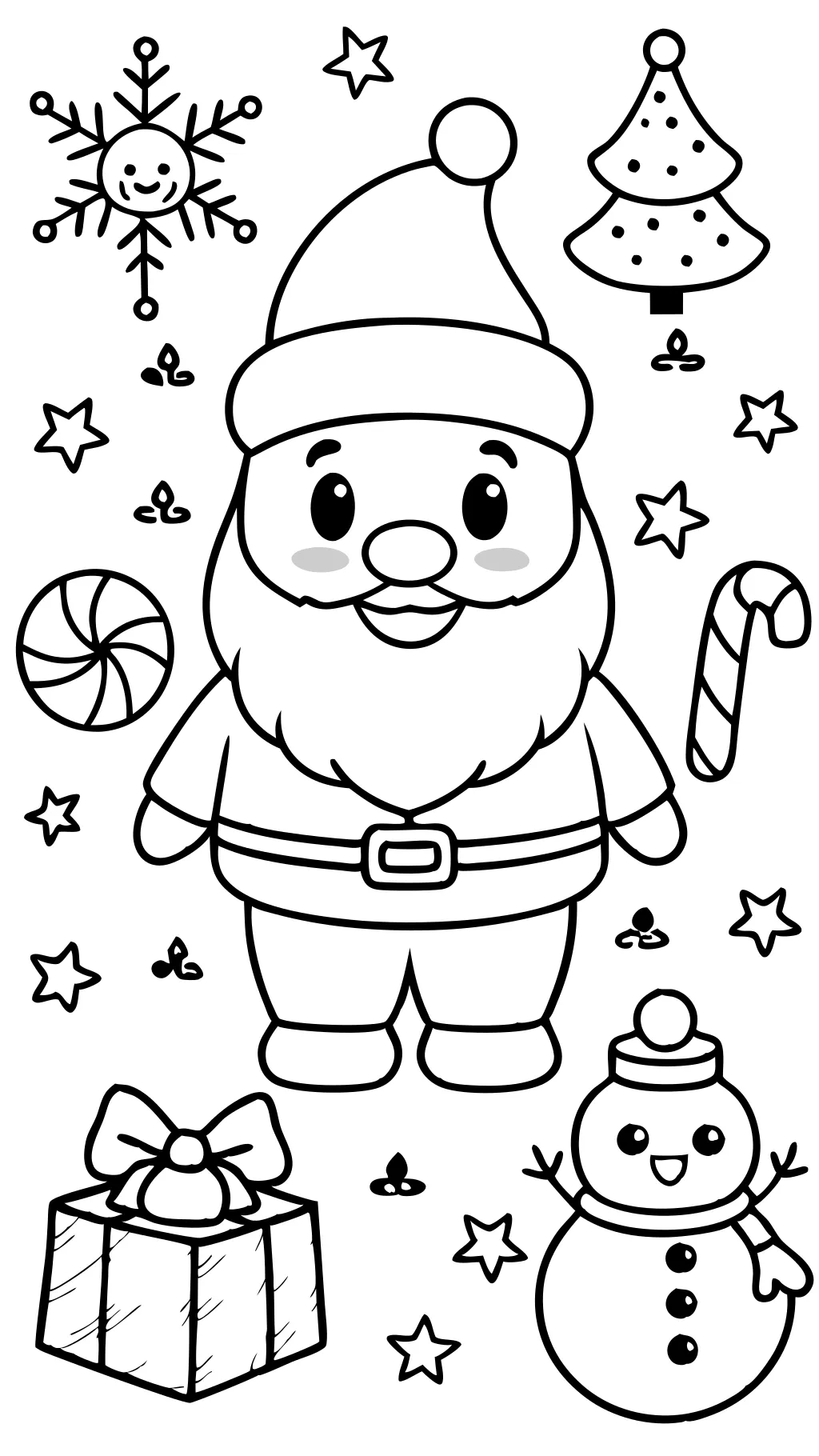 character christmas coloring pages